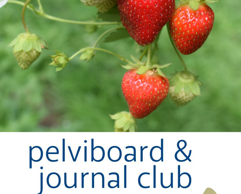 Journal Club et Pelviboard, juin 2020