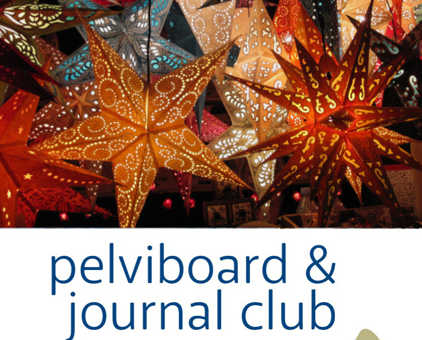 Journal Club et Pelviboard, décembre 2020