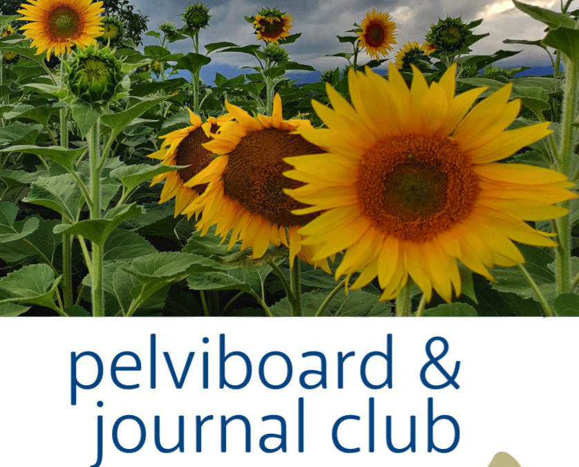Journal Club et Pelviboard, septembre 2021