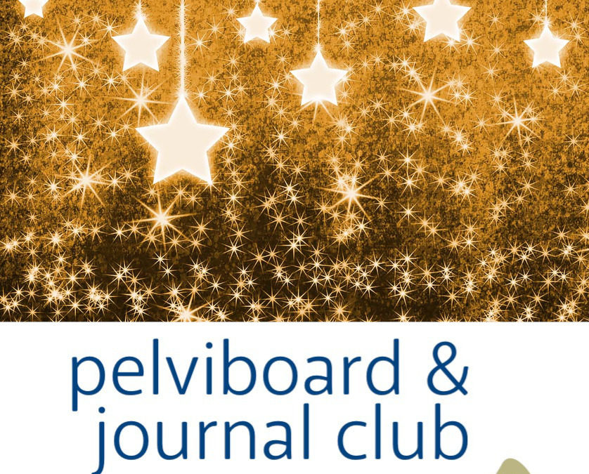 Journal Club et Pelviboard, décembre 2021