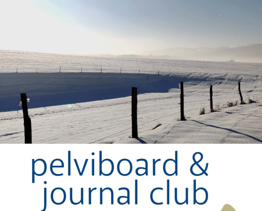 Journal Club et Pelviboard, janvier 2022