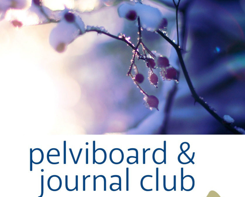 Journal Club et Pelviboard, février 2022