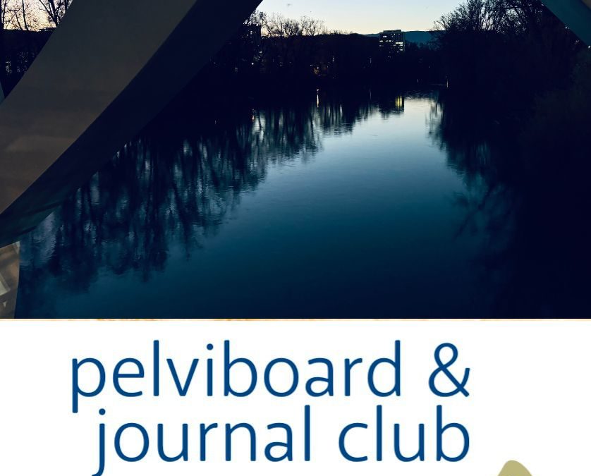 Journal Club et Pelviboard, janvier 2025